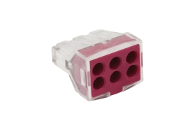 Conector rapid conductor rigid 6×0,75 2,5mm²