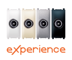 TV aerial socket IEC M/F for individual systems  EXP 1M